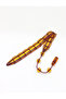 Transparent Brown Special System Tasseled Powder Amber Fish Prayer Beads 201025855