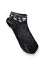 6 Pairs Women's White Patterned Bootie Socks Set - Cotton Ankle-Length Short Socks Pack - 3