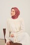 Shiny Scarf Ethnic Pattern Coral - 4