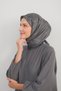 Shiny Scarf Ottoman Paisley Black - 4