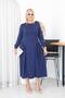 Plus Size Pleated Detailed Modal Fabric Set