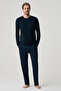 Crew Neck Pajama Set