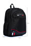 Black unisex backpack - 6