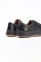 Genuine Leather Men's Casual Shoes Comfort Lace-Up Orthopedic Daily Comfortable Sole Black Sneaker Verona - 6