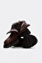 Genuine Leather Brown Women's Thick Heeled Boots 317Kza8245 - 3