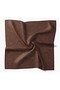 Shiny Scarf Contour Pattern Chocolate Brown - 5