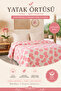 100% Cotton Muslin Bedspread 220X240 cm Double Pique Blanket – Floral Pattern - 5