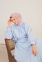 Shiny Scarf Ethnic Pattern Pink - 3
