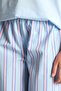 100% Cotton 2-Piece Pajama Set with Printed Stripes for Girls (26 Wn) - 6