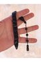 Black Colored Special System Tasseled Powder Amber Fish Prayer Beads 201025854 - 2