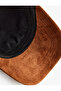 Embroidered Fabric Detailed Cap Hat - 5