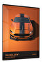 Orange Shelby Mustang Racing Stripe Metal Wall Art