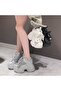 Women's Glitter Platform Sneakers - 5