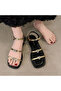 Women's Heart Buckle Buckle Sandals - 6