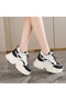 Women's Black Chunky Sneakers - 5