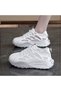 Women's Cutout Mesh Sports Lace-Up Sneakers - 2