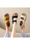Women's Yellow Casual Sandals - 6