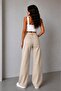 High Waist Wide Leg Palazzo Jeans - 3