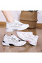 Women's Gray and White Heart Sneakers - 6