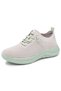Women's Knit Sports Lace-Up Sneakers - 5
