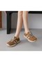 Women's Khaki Heritage Suede Lace-Up Sneakers - 2