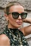 Melissa New Season Popular Vintage Ultra Light Green Khaki Women's Sunglasses with Uv400 Filter - 3