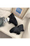Women's Black Chunky Lace-Up Sneakers - 3