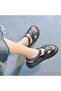 Women's Black Knot Detail Sandals - 6