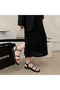 Women's Heart Buckle Buckle Sandals - 5