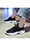 Women's Black Lace-Up Sneakers - 3