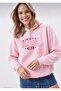 Self Love Printed Oversized Women's Hooded Sweatshirt