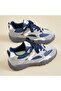 Women's Blue Trail Lace-Up Sneakers - 3