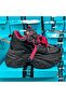 Women's Metallic Platform Lace-Up Sneakers - 3