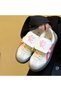 Women's White Sports Lace-Up Sneakers