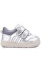 Schaggy Genuine Leather Silver Velcro Patterned Baby Sports Shoes - 2