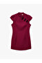 Hakim Collar Short Sleeve Regular Fit Embroidered Bodycon Mini Dress - 6