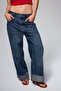 Baggy High Waist Ankle-Tapered Jean Trousers I1914Ax26Au - 3