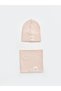 Bow Detailed Baby Girl Beret and Neck Collar (W6)