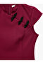 Hakim Collar Short Sleeve Regular Fit Embroidered Bodycon Mini Dress - 8