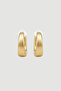 Curved Vintage Earrings - Gold - 2