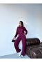 Women's Plum Oysho Fabric Boat Neck Double Set Elt4006 - 3