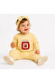 Baby Set Jam Patterned Cotton Sweatshirt Pants Set Organic 2-Piece Top and Bottom Set 6-24 Months