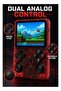 MK-1631-15 64GB Retro Handheld Game Console, 3.5in IPS, HDMI, Red - 4