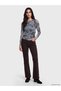 Batik Patterned Ruched Blouse - 2
