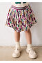Girl's Printed Pleated Skirt 4903 - 3