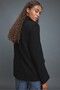 Asimetrik kaşe blazer - 5