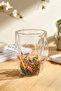 250ml Double Wall Borosilicate Glass Dried Flower Cup Tea Coffee Mug
