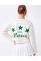 Women's Laid Back Print Detailed Sweatshirt - 2