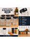 6 Pieces 1000 Cc Food and Storage Jar