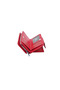 Duki Daso Women's Red Multi-Compartment Card Holder with Snap Fasteners and Zipper, Faux Leather Wallet with Compartments |   Summer N - 4
